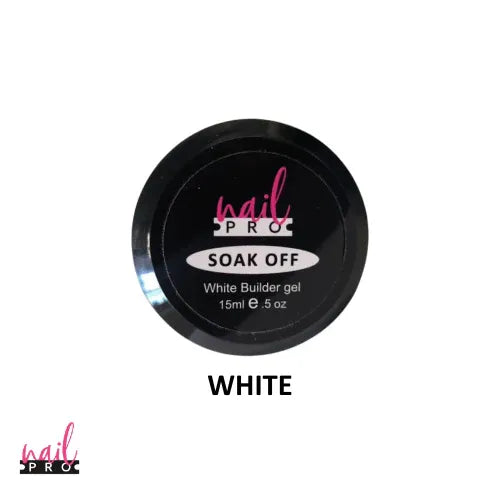 BUILDER GEL NAIL PRO WHITE 15ML NAIL PRO