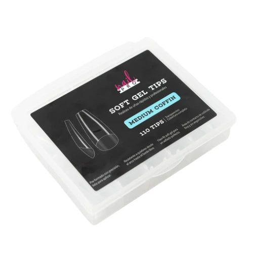 TIPS SOFT GEL MEDIUM COFFIN 110U (PRE-LIMADOS)