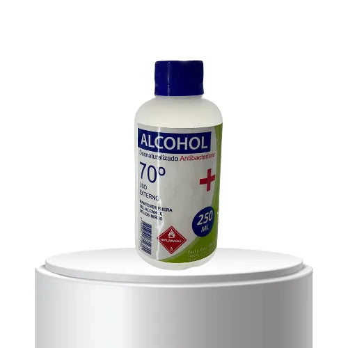 ALCOHOLDESNATURALIZADO 70° -250ML