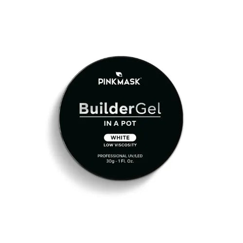 BUILDER GEL POTE WHITE PINK MASK 30 GR