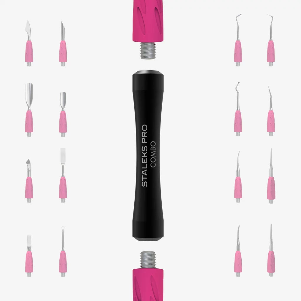 MANGO NEGRO PARA  REPUJADOR DE CUTICULA UNIQ 16 STALEKS