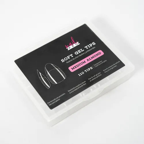 TIPS SOFT GEL MEDIUM ALMOND 110U (PRE-LIMADOS)